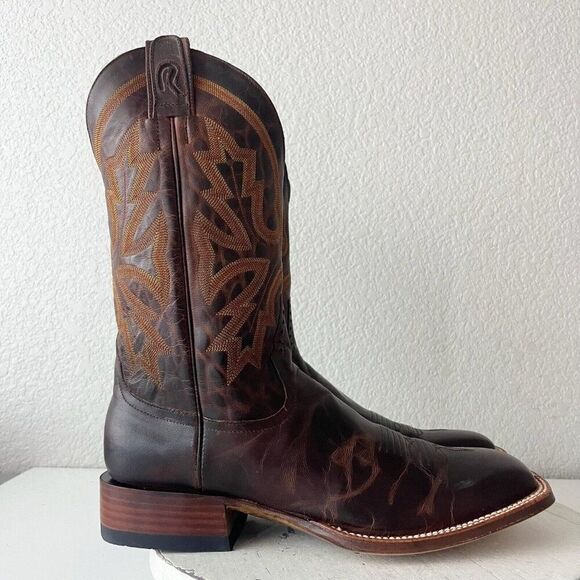 NEW Rod Patrick Mens Cowboy Boots 10.5B Perro Loca Brown Leather Western RPM113 - Picture 2 of 13